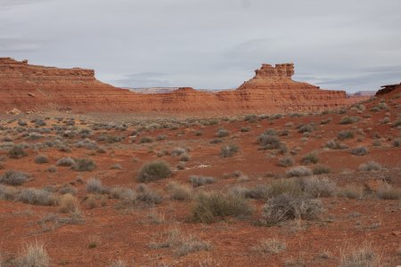 Valley of the Gods, helaas mochten we de route niet met de camper rijden